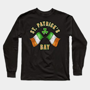 St. Patrick's Day - Flags Long Sleeve T-Shirt